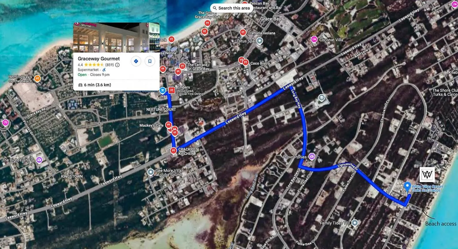 Oceanside 2 Bedroom Luxury Villa With Private Pool, 500Ft From Long Bay Beach -V6